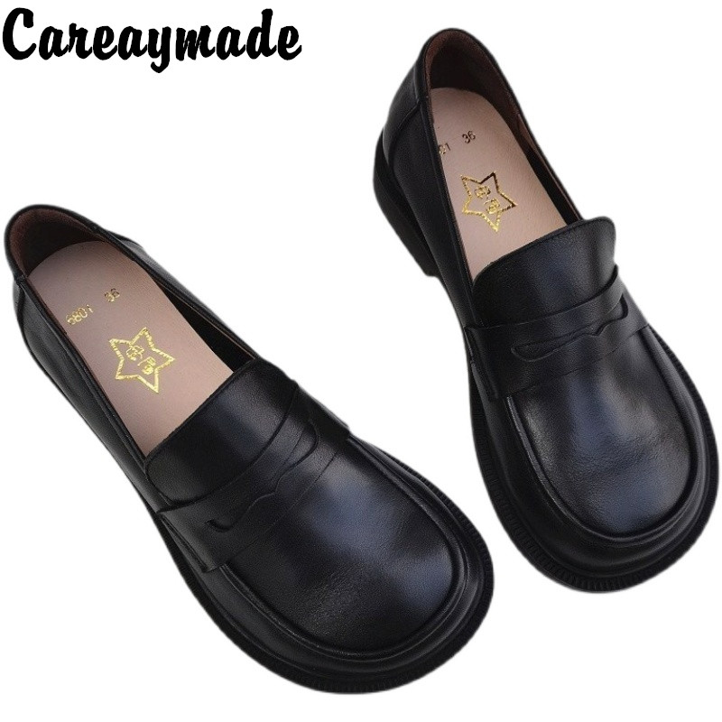 Men'S Shoes With Toes - Careaymade-Áo Khoác Trơn Trượt Trên Giày