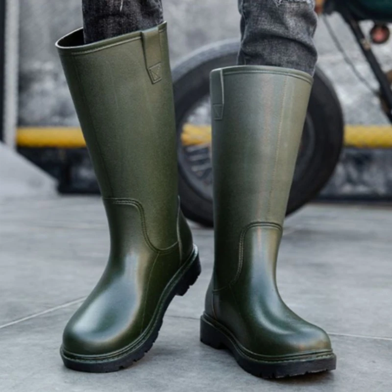 Men Shoes Offer - Rain Boots for Men Gum Fishing