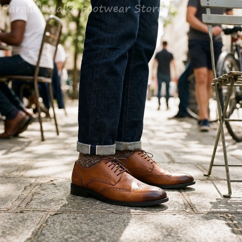 Men Brogue Derby Shoes Formal  - đánh giá và giá Men Shoes Formal