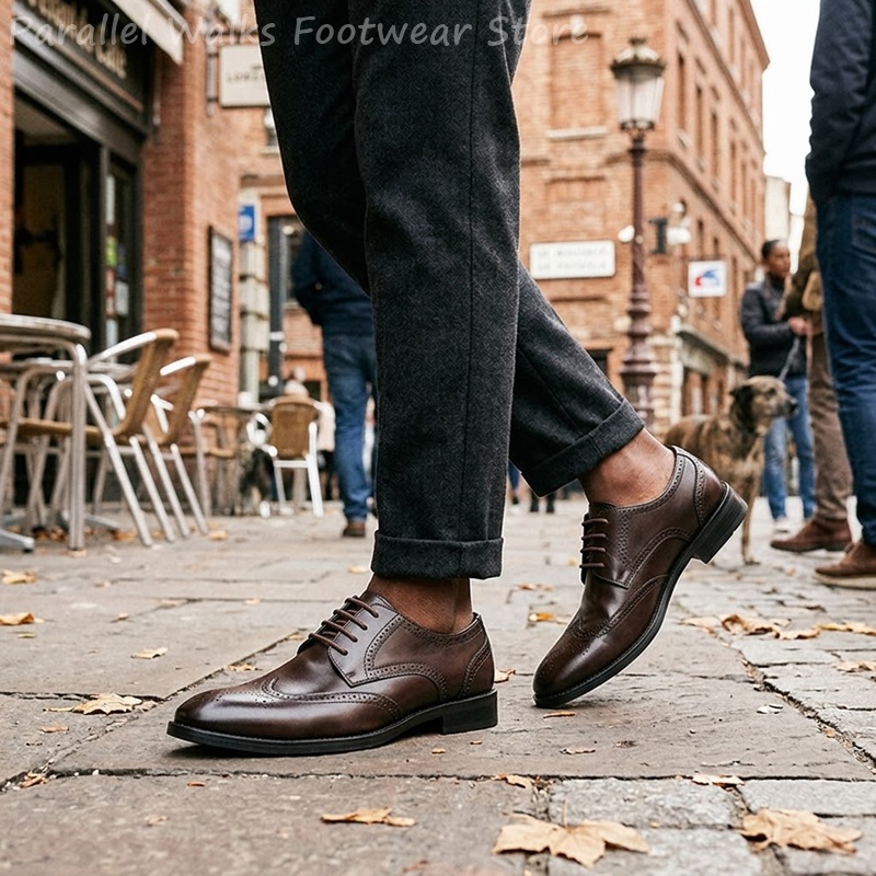 Men Brogue Derby Shoes Formal  - đánh giá và giá Men Shoes Formal