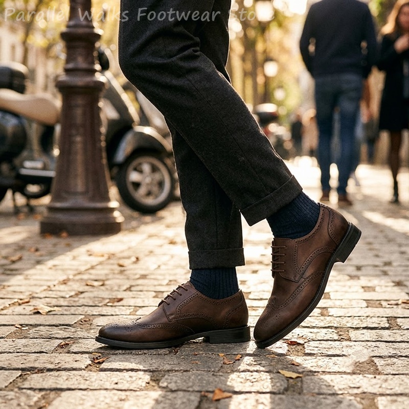 Men Brogue Derby Shoes Formal  - đánh giá và giá Men Shoes Formal
