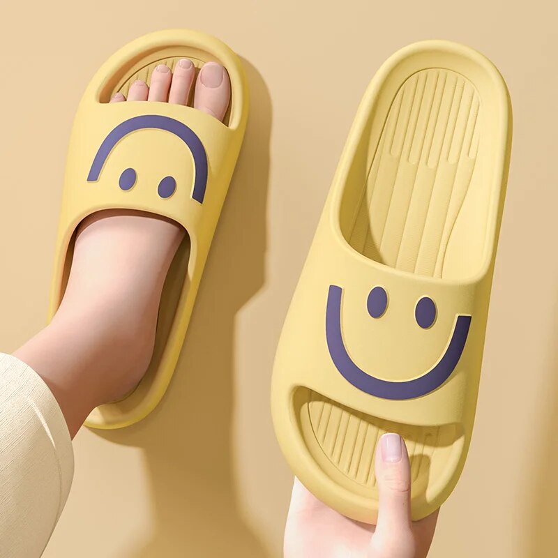Smiley Face Cloud Slippers Wom - đánh giá và giá Men'S Shoes With Platform