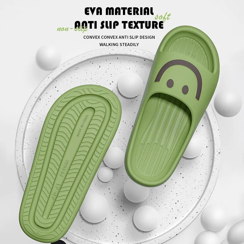 Smiley Face Cloud Slippers Wom - đánh giá và giá Men'S Shoes With Platform