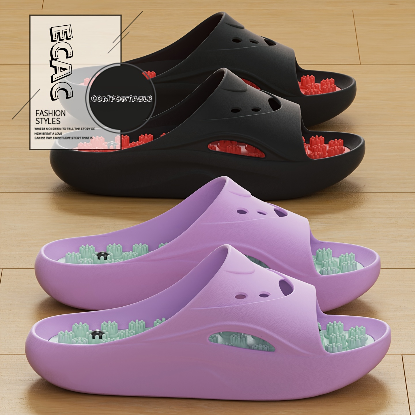 Women Men EVA Massage Slippers - đánh giá và giá Men'S Shoes With Platform