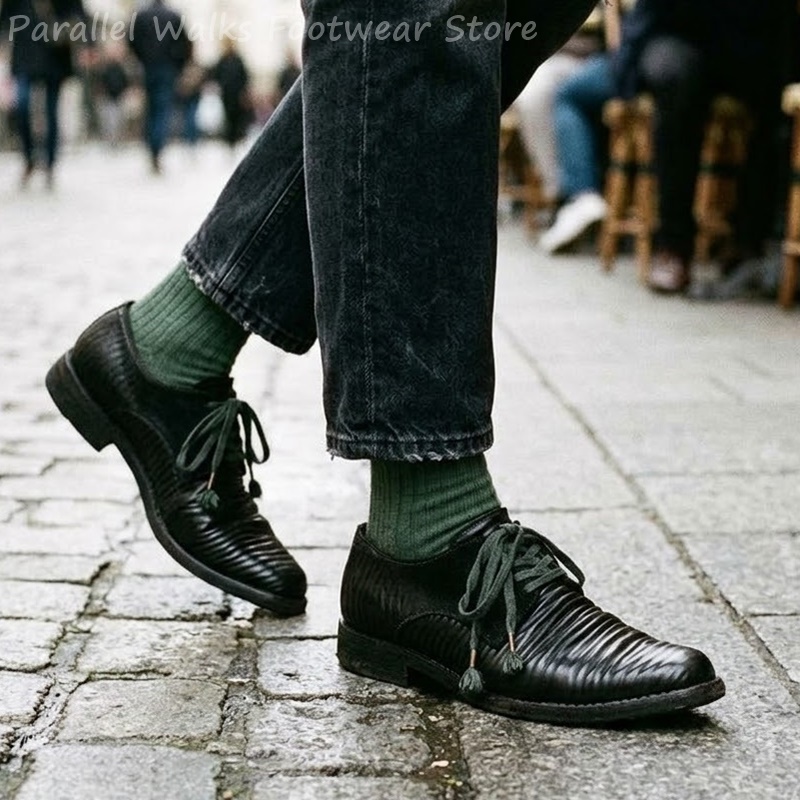 Mens Pleated Leather Derby Sho - đánh giá và giá Men'S Shoes Smart