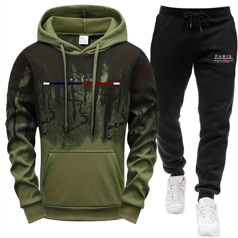 Men's Set/Hoodie/Pants Autumn  - đánh giá và giá Men Shoes Joggers