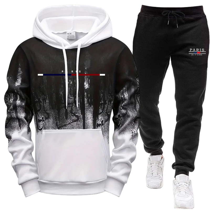 Men's Set/Hoodie/Pants Autumn  - đánh giá và giá Men Shoes Joggers