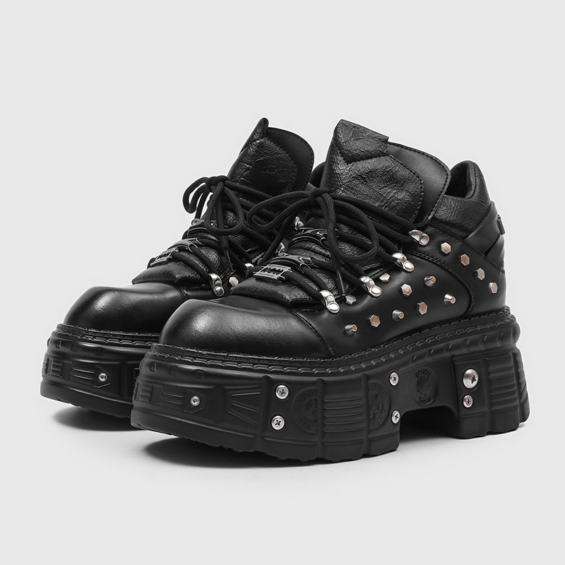 New Gothic Punk Men's Platform - đánh giá và giá Men'S Shoes To Increase Height