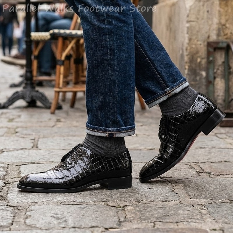 Men Patent Leather Oxford Shoe - đánh giá và giá Men Shoes Formal