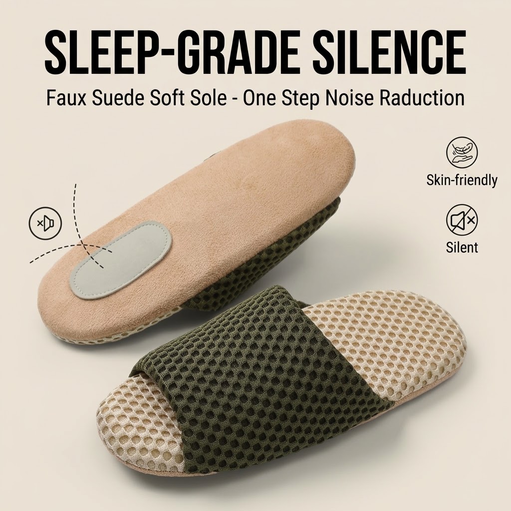 Unisex Silent Indoor Slippers  - đánh giá và giá Men'S Shoes With Toes