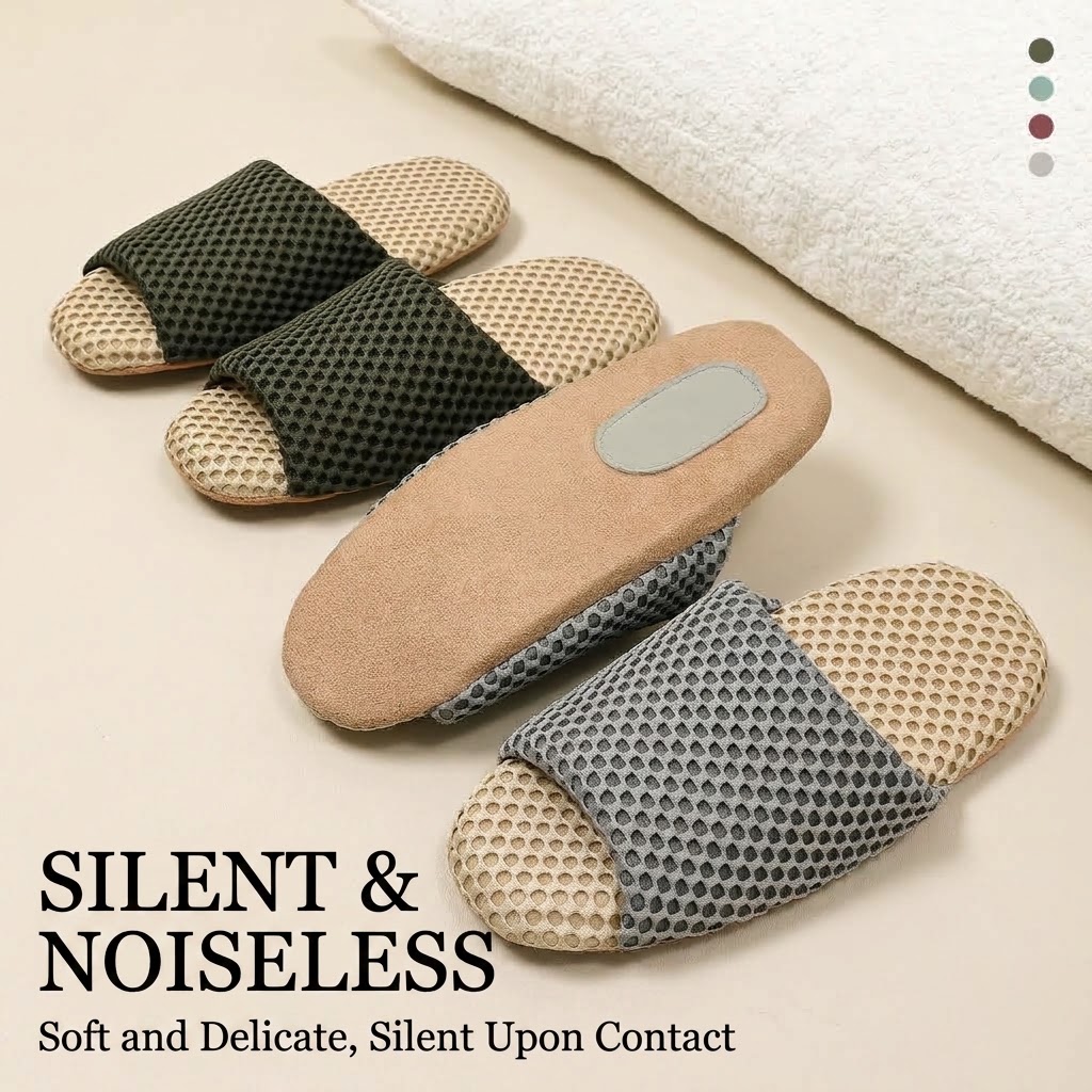 Unisex Silent Indoor Slippers  - đánh giá và giá Men'S Shoes With Toes