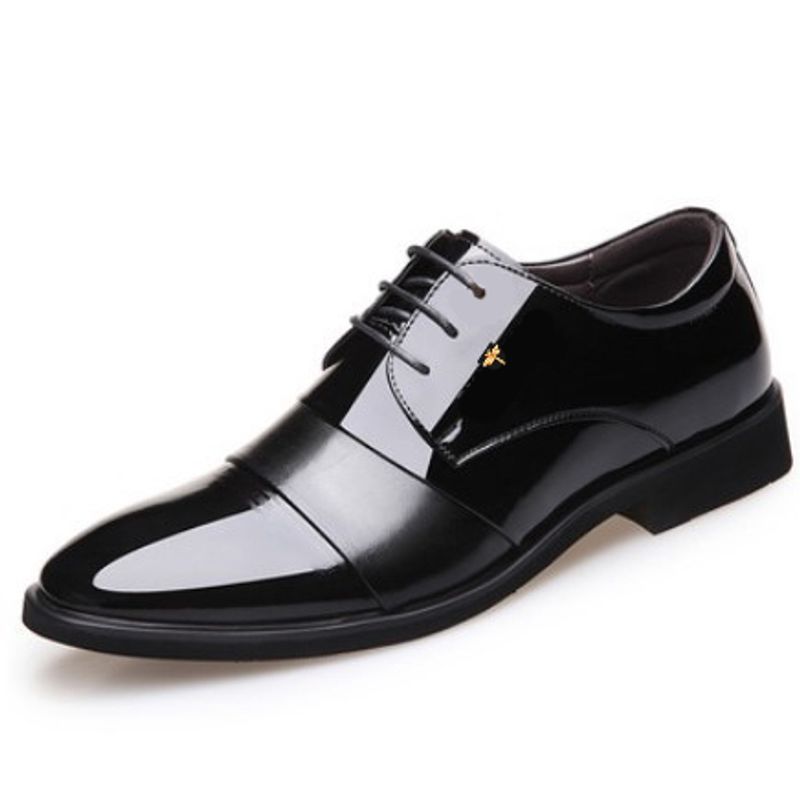 Mens Round Toe Youth Leather B - đánh giá và giá Men Shoes Formal
