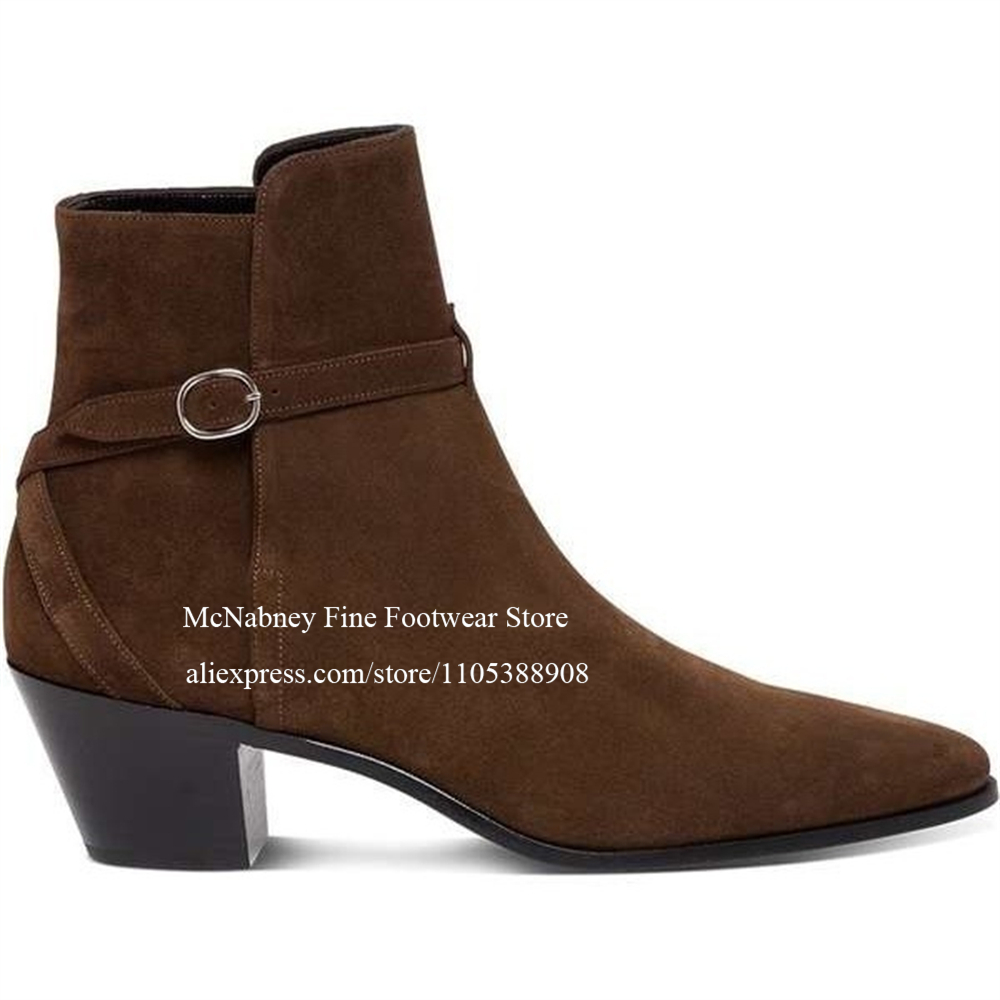 Luxury Black Suede Buckle Stra - đánh giá và giá Men Shoes Formal
