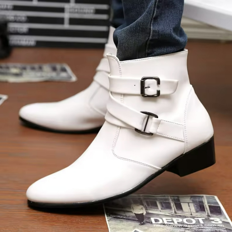 Luxury Men Boots Leather Chels - đánh giá và giá Men Shoes Formal