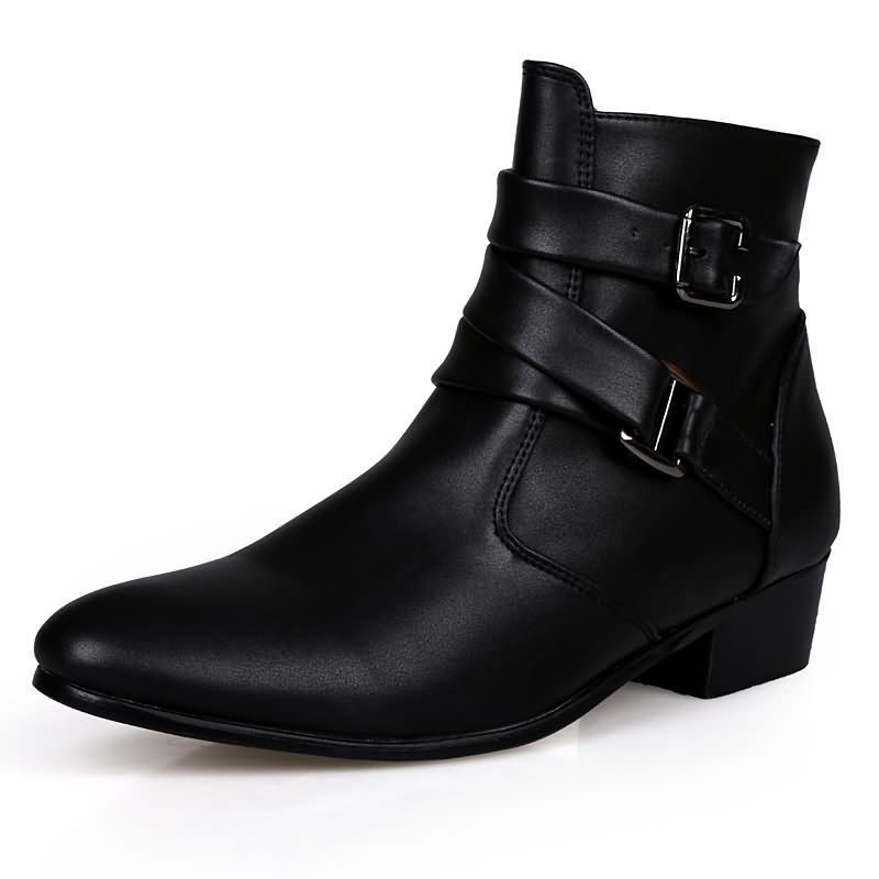 Luxury Men Boots Leather Chels - đánh giá và giá Men Shoes Formal
