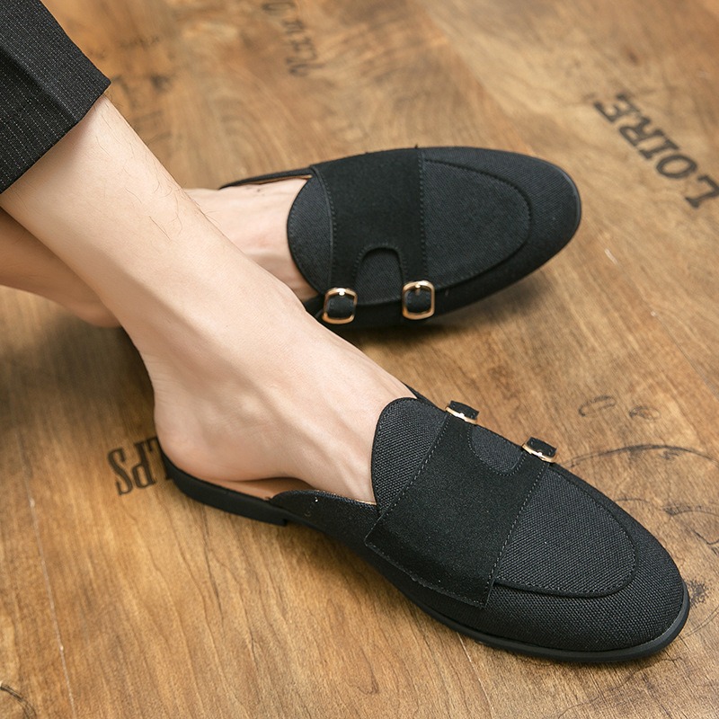 canvas mules half shoes for ma - đánh giá và giá Men Shoes Formal