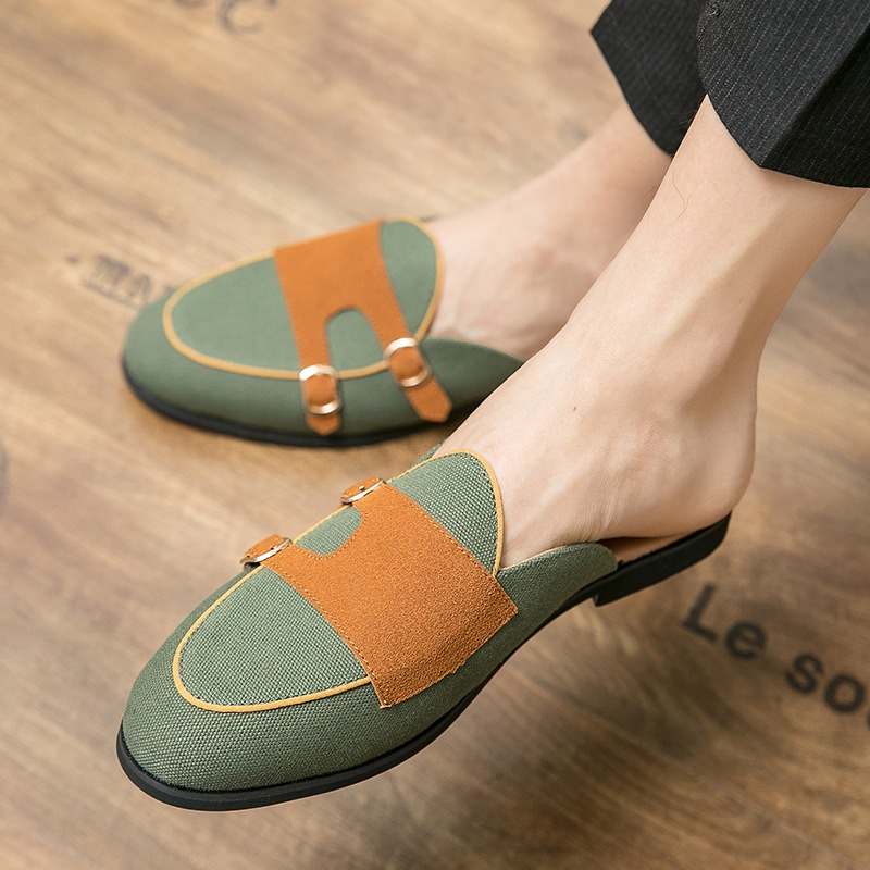 canvas mules half shoes for ma - đánh giá và giá Men Shoes Formal