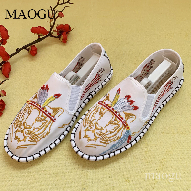 Unisex Chinese Style Embroider - đánh giá và giá Men'S Shoes With Toes