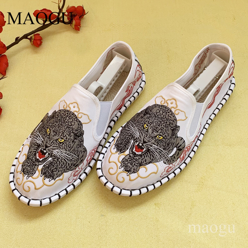 Unisex Chinese Style Embroider - đánh giá và giá Men'S Shoes With Toes