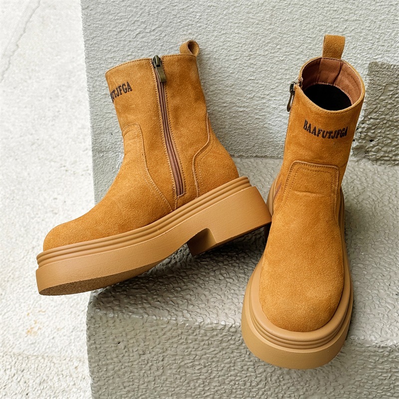 Winter Europe America Retro Th - đánh giá và giá Men'S Shoes To Increase Height