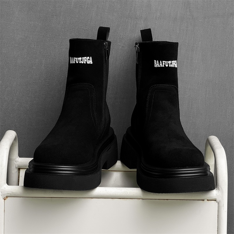 Winter Europe America Retro Th - đánh giá và giá Men'S Shoes To Increase Height