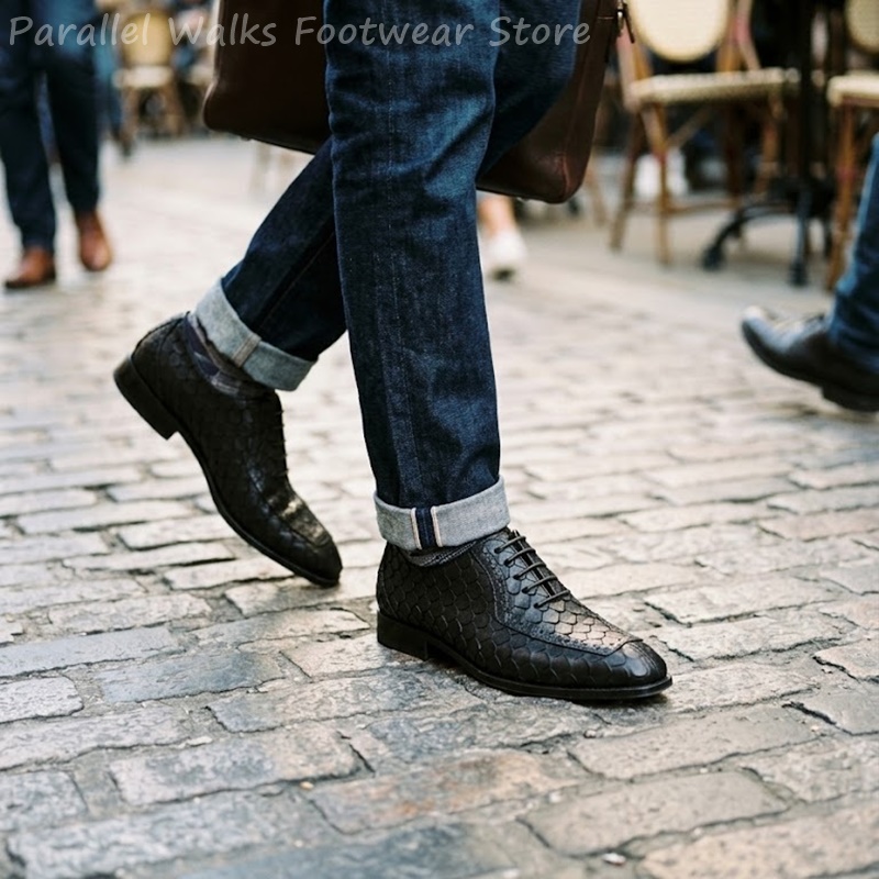 Sartorial Men Oxfords Fish Sca - đánh giá và giá Men Shoes Formal