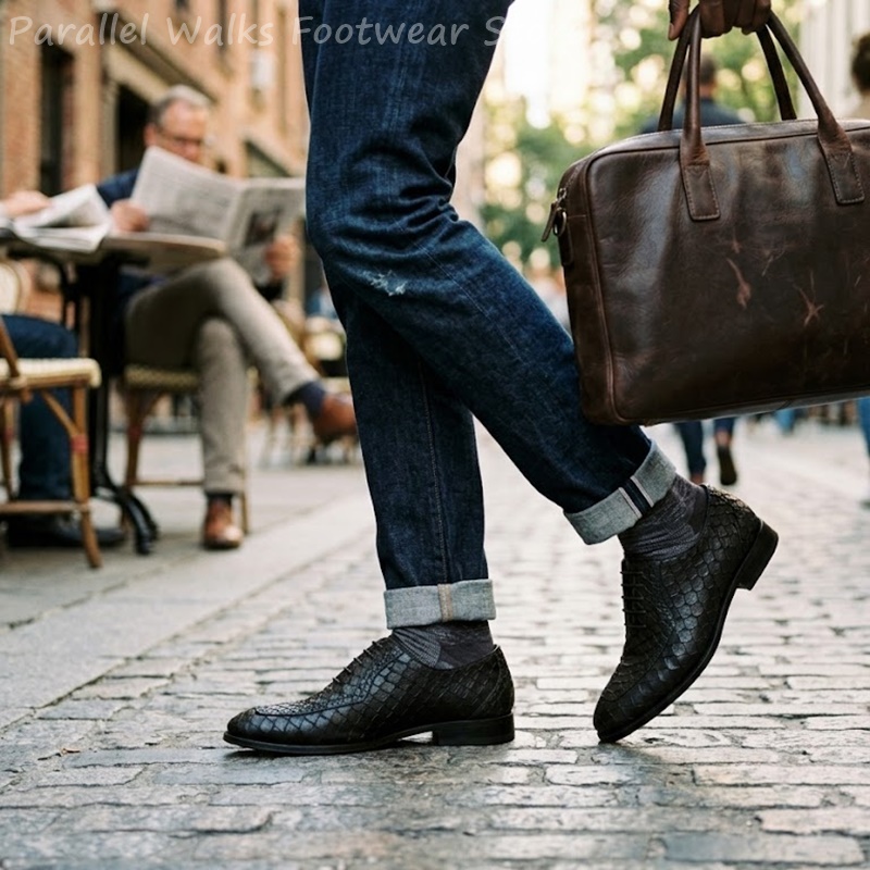 Sartorial Men Oxfords Fish Sca - đánh giá và giá Men Shoes Formal