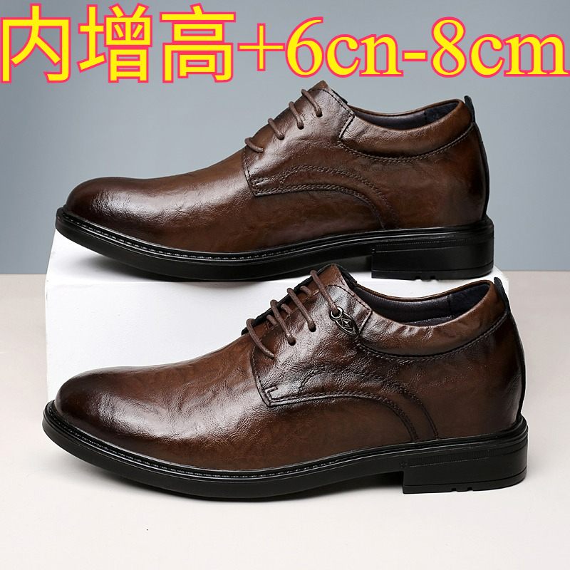 Leather Casual Elevator Shoes  - đánh giá và giá Men Shoes Formal