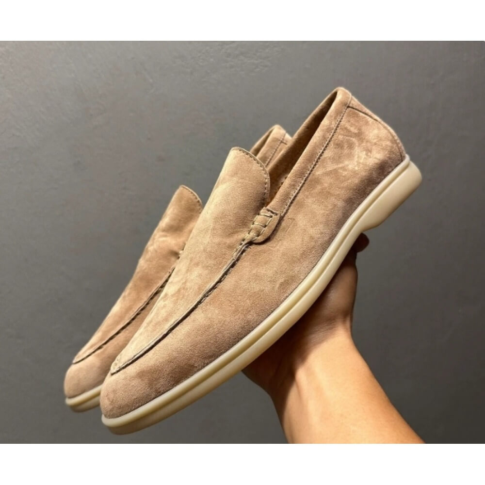 Luxury Beige Suede Casual Loaf - đánh giá và giá Men'S Shoes Smart